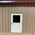 Entrance to indoor storage units